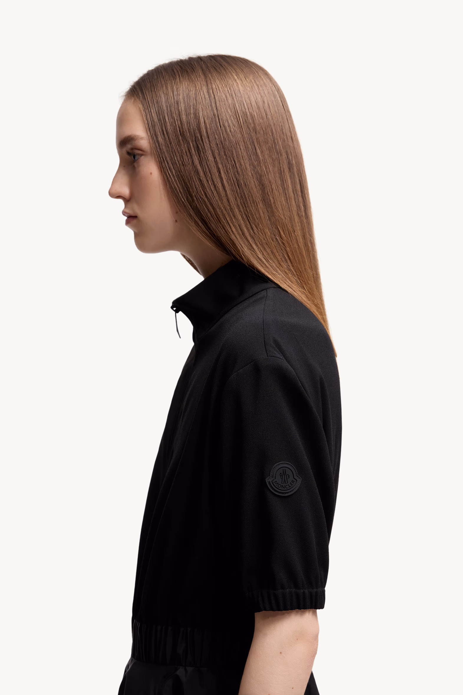 Satin Midi Dress Women Black Moncler 4